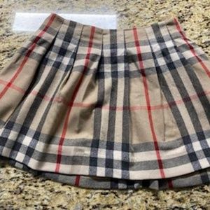 Burberry Pleated Skirt